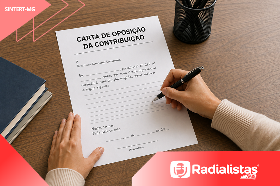 COMUNICADO A TODOS OS RADIALISTAS DO INTERIOR MODELO DE CARTA DE OPOSIÇÃO PARA O TERMO ADITIVO-2026/2027